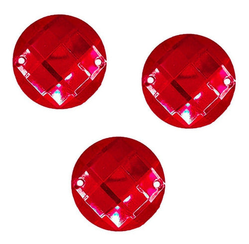 Faceted Round Sewing Gems 12mm Colors x 500 Units 0