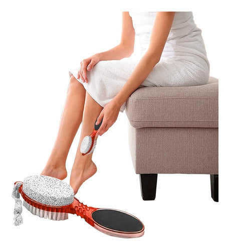 MBURI SPORT - 4 In 1 Foot Care Brush 7