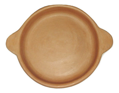 Handcrafted Clay Pizza and Roasting Pan 0