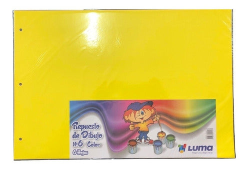 Luma 25 Repuestos Canson N°6 Color X 6 Hojas 0