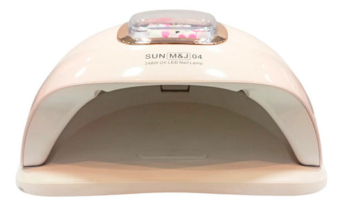 Sun Lámpara Uv Led Profesional Manicura Uñas Gel 54 Pcs 248w 1