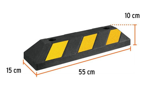 Tope P/ruedas Estacionamiento 55cm Truper Tope-55 Ferreplus 1