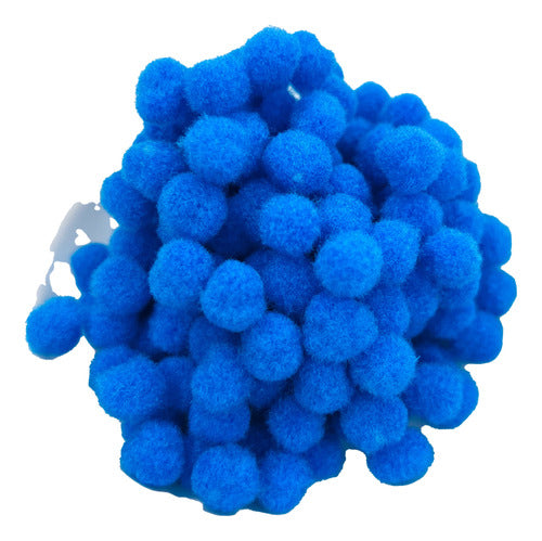 LOS PAPELES DEL ATELIER Plush Pompoms 1cm x 100 Party Decoration Bijouterie Candy 6