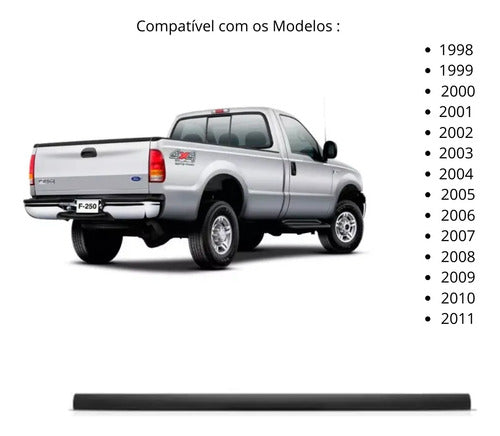 Protetor Borda Tampa Traseira Caçamba F250 Ford 1998 A 2011 1