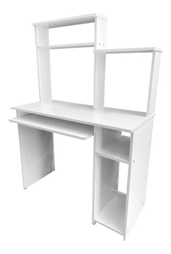 Diseños Modernos S.A. Combo PC Desk + Cube Bookcase 5 Shelves 180x90 5