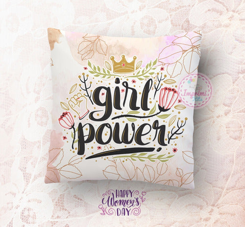 Plantillas Almohadones Dia De La Madre Girl Power Sublimar 3