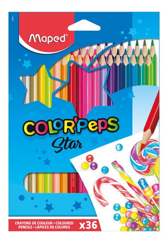 Maped Color Peps Colored Pencils X36 0