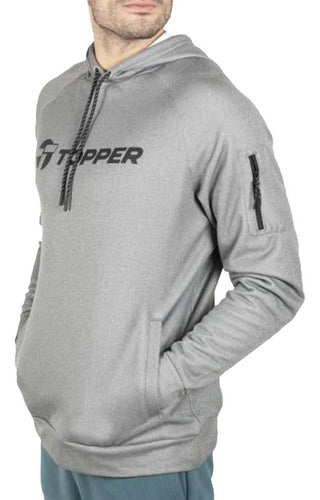 Topper Poly Fleece Training Hoodie - Gray 1