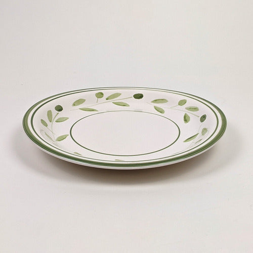 DP35 Set of 6 Flat Plates 27cm Diameter, Various Designs 1