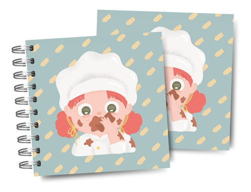 Josefina Diseño Imprimible Cuaderno De Recetas Para Anillar Y Coser 0