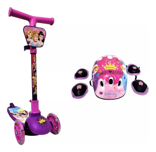 Electro Selah Princesses Foldable Kick Scooter with Protection Kit 0