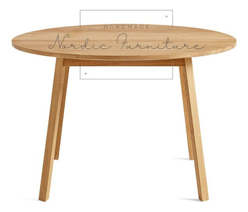 MNA Circular Dining Table 90 Nordic Style Paraíso 0