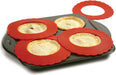 Norpro 3280 Silicona Mini Pie Pan Escudos, Juego De 4 1