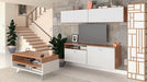 Floating TV Stand + Floating Shelf + Coffee Table Living Room Set 9