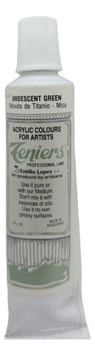 Teniers 60cc Professional Line Metallic Colors Acrylic Paint 10