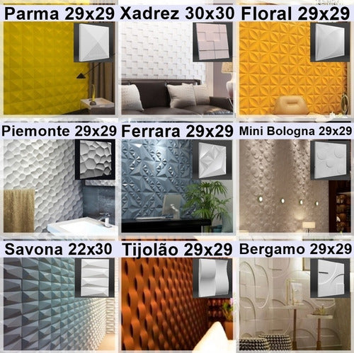 Forma Para Placa Gesso 3d E Cimento Fdg Plástico Molde Fdg 2