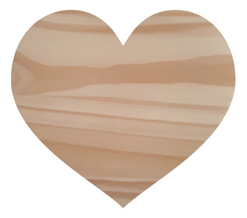 Wooden Heart 18cm x 10 Units 0