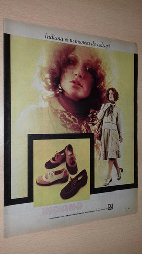 P269 Clipping Publicidad Zapatos Dama Indiana Año 1975 0