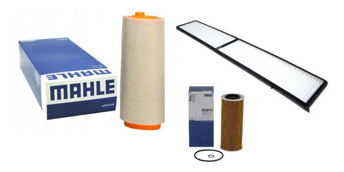 Mahle Oil Air Cabin Filter Kit for BMW E90 320d Diesel 0