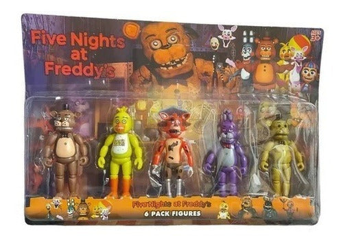 Generic Freddy Five Nights Blister X 5 Articulated With Light 0