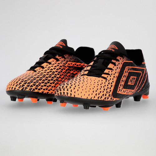 Umbro Mutant Fg Soccer Cleats for Men in Orange and Black | D 5