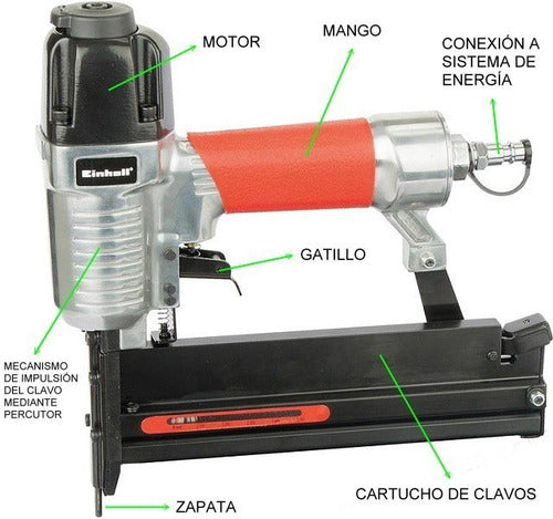 Einhell Clavadora Neumatica Kit Dta 25/2 8.3 Bar 1