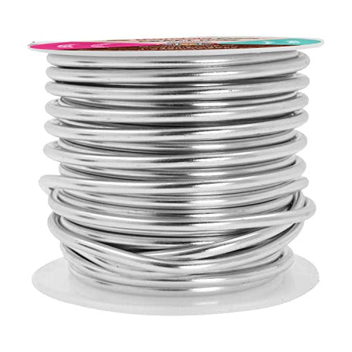 Mandala Crafts Aluminum Artistic Wire Gauge 10/2.5mm X 9.7m 1u 0