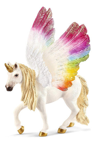 Schleich Unicornio Alado Arcoíris Multicolor Para Niñas, 18 Cm 0