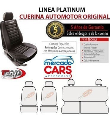 Team Premium Seat Cover Leather Volkswagen Amarok 08/16 5