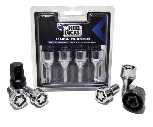 Rhino Wheel Lock's Bulon Antirrobo Chevrolet Corsa 0