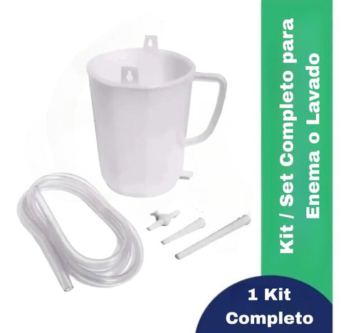 Kit / Set Completo Para Enema O Lavado. Excelente Calidad. 1