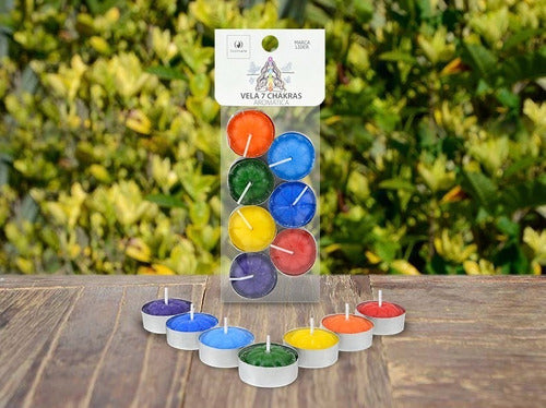 Iluminarte Night 7 Chakras Aromatic Candles - Set of 6 1