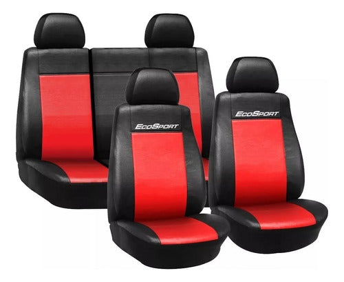 Ford EcoSport Red Seat Cover Set 0