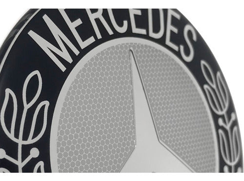 Jogo 4 Emblema 69mm Roda Para Carros Mercedes Benz 2