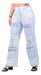 Women's Wide Leg Cargo Jeans High-Rise Wide Cut Pants 12
