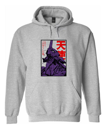 Naria Store Adult Evangelion Graphic Logo Hoodie - Anev7 0