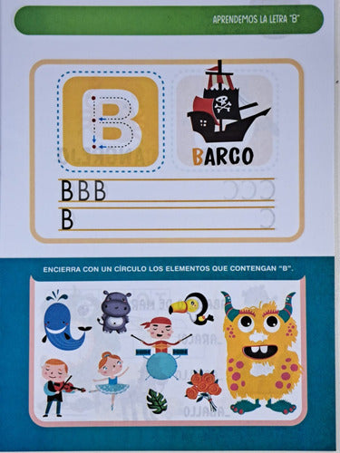 Aprendemos Las Letras - Libro Infantil De Aprestamiento 3