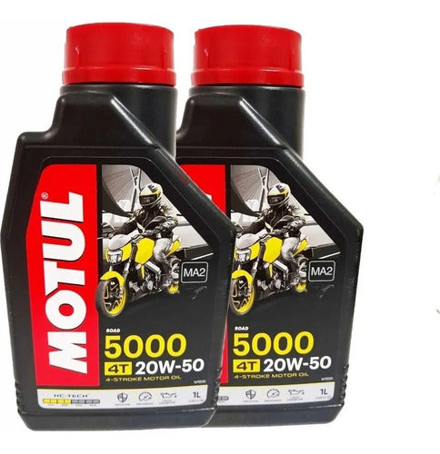 Kit Service Xr250 Tornado Motul 5000 + Filtros Original 0