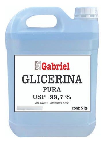 Glicerina Pura 99,7 % De Pureza Liquida 5 Litros 0