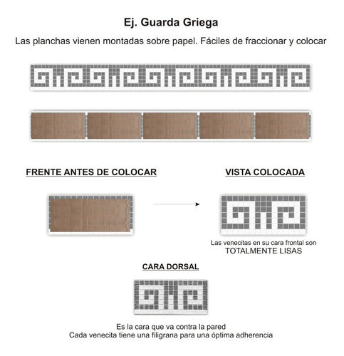 Moncalieri Guarda Venecitas Piletas - Modelo Oriente (m/lineal) 2