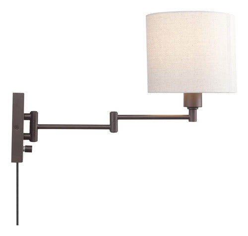 Globe Electric 51628 Anderson 1-Light Plug-in Wall Sconce 3