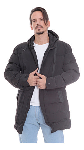 Braavosi Campera Hombre Braavosi Camperon Largo Moda 0