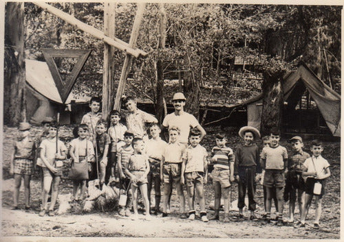 1958 Dos Fotografias En Campamento Acj Ymca Colonia Uruguay 0