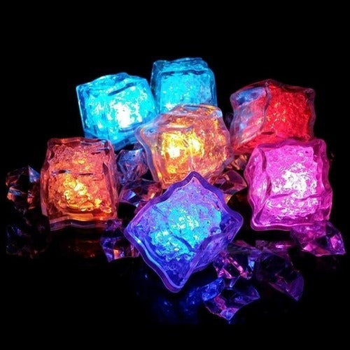 Generic LED Ice Cubes X 12 Luminous Cocktail Cubes 1