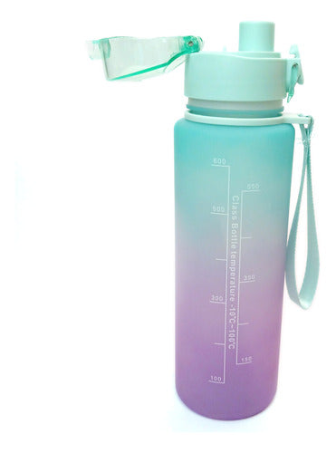 AS Sports Bottle Spill-Proof 600 Ml with Spout and Strap BPA Free! 1