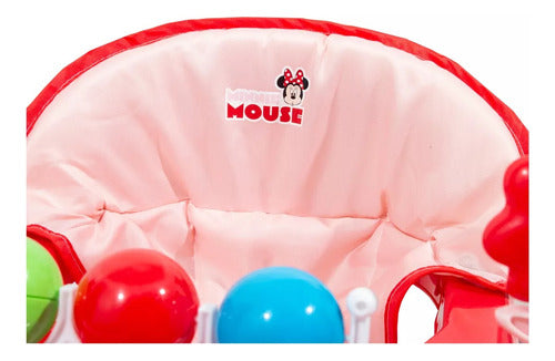 Disney Baby Walker Mickey & Minnie Musical Folding Play Tray Lightweight 14kg Capacity 15