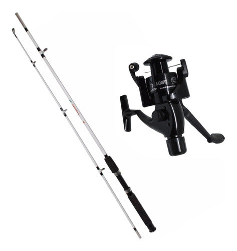 Pesca 2 Cañas 3mts 2 Reel Combo Variada Rio Mar Pescador Ril 1