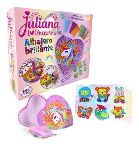 Juliana I Love Unicorns Alhajero Brillante 0