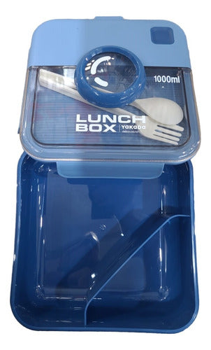 Yakada Lunch Box 1000 ml with Cutlery 1