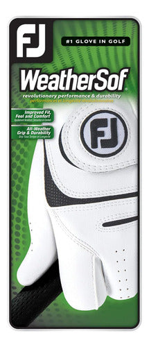 Footjoy Weathersof Guante Golf Hombre Mano Izquierda Talle L 1